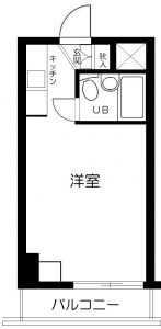 ハイホーム高輪　間取り図