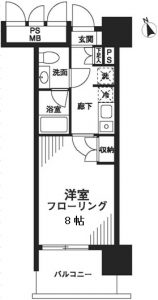 フォンテーヌ芝浦間取り図